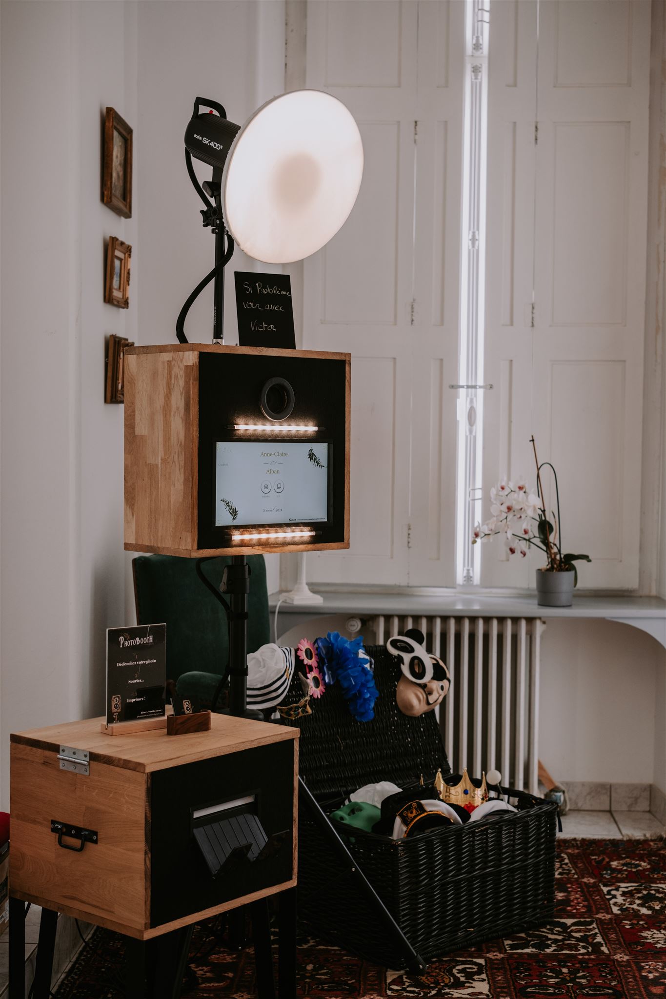Le mariage d'Anne-Claire & Alban photobooth location Nantes